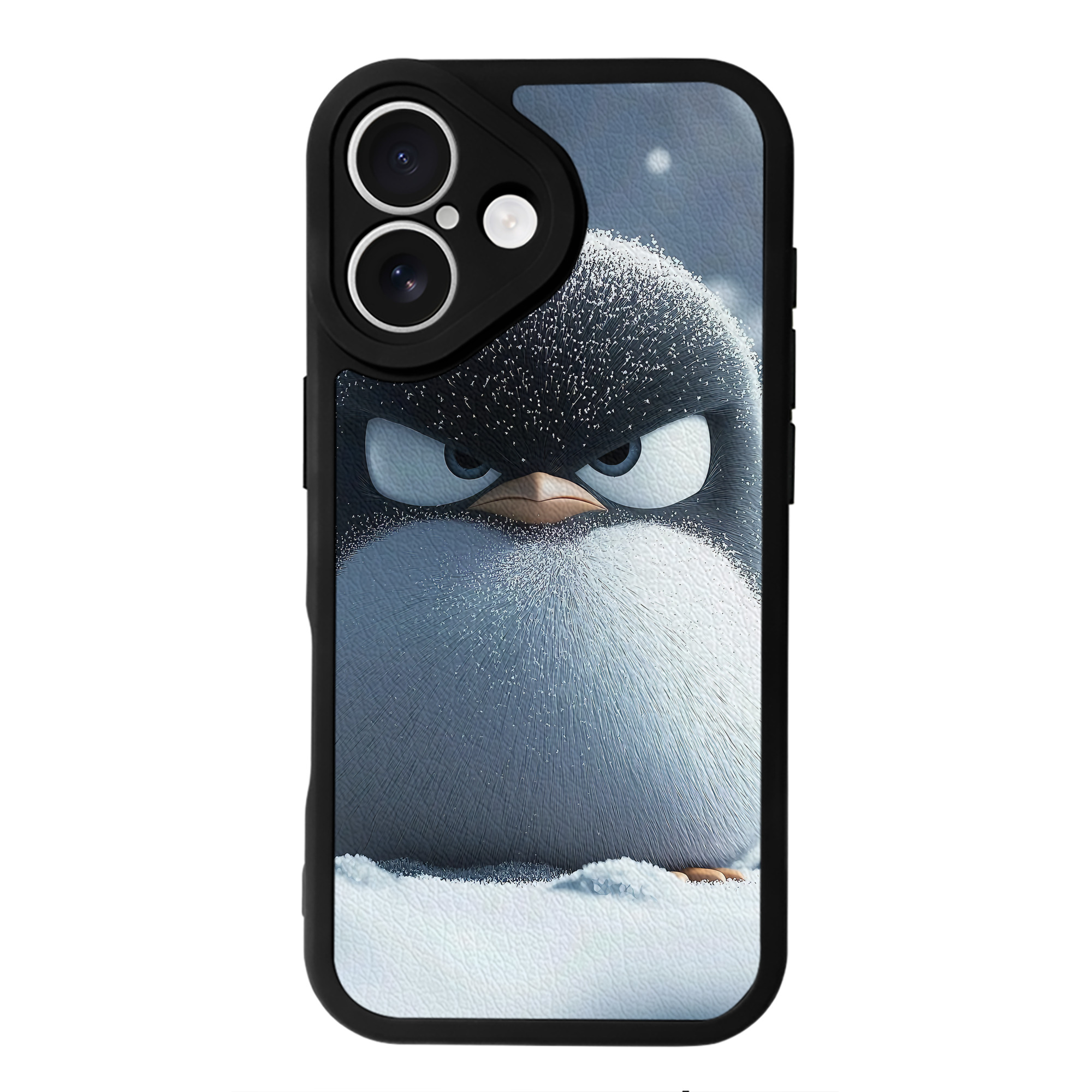 （画像用） Angry Birds アングリーバード 【iPhone 16シリーズ対応】シリコンスマホケース（レザー調） 材質：シリコン
